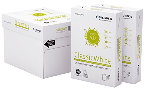 Steinbeis ClassicWhite DIN A3-5 x 500 Blatt - weiß - Multifunktionspapier - 80 g/m²