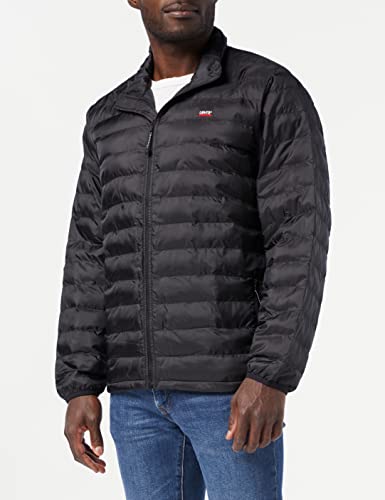 Levi's Pánská Short Down Packable Jacket, Mineral Black