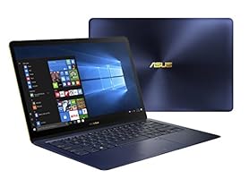 ASUS UX490UA-IH74-BL ZenBook 3 Deluxe 14&quot; FHD Ultraportable Laptop, Intel Core i7-8550U, 16GB RAM, 512GB SSD, Windows 10 Pro, Royal Blue