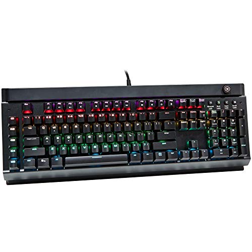 Image of Amazon Basics Programmable Mechanical PC Gaming Keyboard | RGB LED Backlit, US Layout (QWERTY)