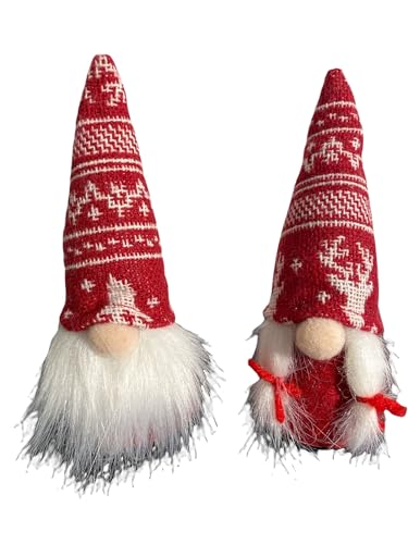 Grauer Adventskranz 16 hausleben Winterwichtel Erik & Grit 10 cm – 2-Fach Sortiert,...