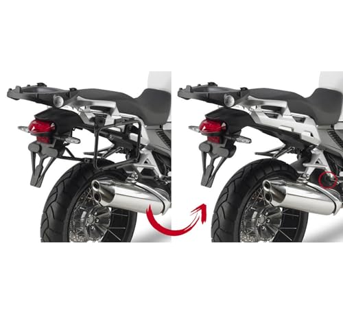 Valises Givi e22n et support pour augmenter le rangement du Crosstourer - 2