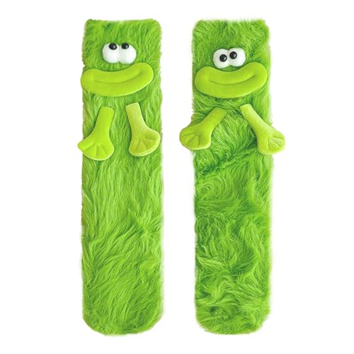 Image of TFTSR Crazy Funny Fuzzy Silly Socks for Kids Women,Girls Fluffy Slipper Novelty Fun Socks,Boy Men Cute Cozy Soft Animal Socks