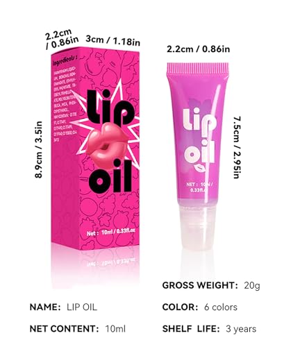 Easilydays Coconut Lip Oil, Moisturizing Fruit Lip Gloss thumb #8