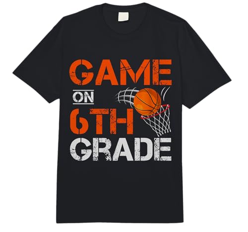 Funny Games Sixth Grade Basketball T-Shirt