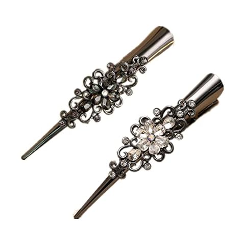 Elegant Metal Alligator Hair Clips for Women Cover