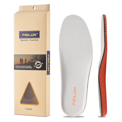 Shoe Inserts for Men and Womem Sport Shoe Insoles Memory Foam Insoles Excellent Shock Absorption and Cushioning for Feet Relief, Comfortable Insoles for All Day Energy in Running, Walking, and Work