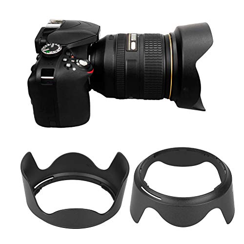 Flower Shaped Lens Hood, Effective Firm Mount Lens Hood for Nikon AFS Camera Lens