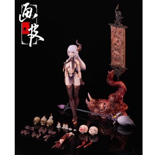 Figura de acción anime 1/12 escala 6.1 pulgadas Wahohousee miniatura 7