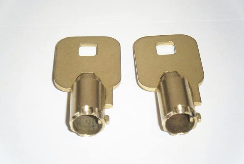 Vending Machine Lock Key, 2 PAA3 Keys (PAA3), Brass, PAA1 Thru PAA25 Series Keys, New and Replaceable Keys, 2 PAA3 Keys (PAA3), Fits All Vending Machines with Lock Labeled PAA3 (PAA3)