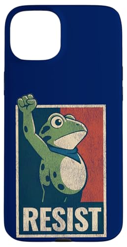 Portland Frog Protest Resist N AeB[N g X}zP[X iPhone 15 Plus p
