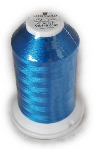 Hilo de poliéster Rheingold número 40 color Chrome, cono comercial 914405896 miniatura 1