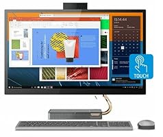 Lenovo IdeaCentre All in One 5i Desktop, 27&quot; IPS QHD (2560 x 1440) Touchscreen Display, Intel Core i5-10400T Processor, 16GB DDR4 RAM, 512GB PCIe SSD, Windows 10 Home, Wireless Keyboard and Mouse