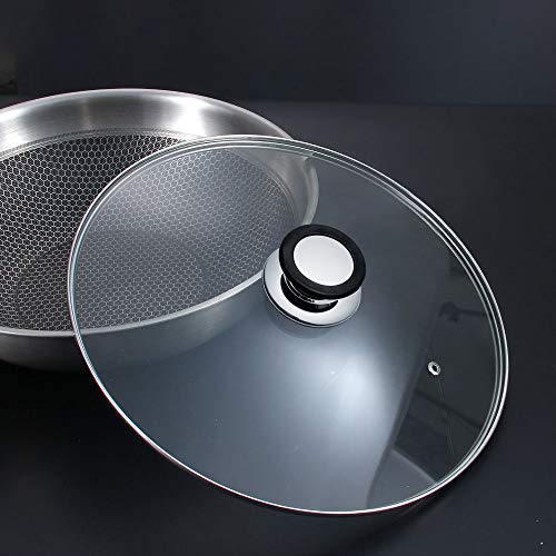 image for Eexcel-leader Glass Lid for Frying Pan, Fry Pan, Skillet, Pan Lid with