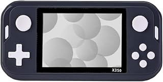 KOBONA Retro Game Console Handheld Game Console X350 3.5 inch IPS HD Screen Built-in 6800+ Games Handheld Mini Game Player Retro Video Gaming Console for GBA/MD/FC 10 Emulator