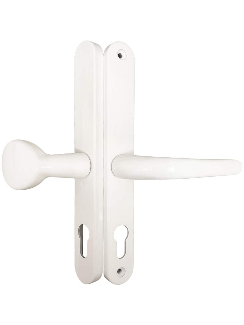 Fullex White 68Mm Pz Lever Pad Door Handle 215Mm Screw