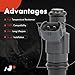 A-Premium 4 Holes Set of 6 Fuel Injectors Compatible with Volkswagen Jetta 2002-2004, Golf 2002-2005, EuroVan 2001-2003, 2.8L