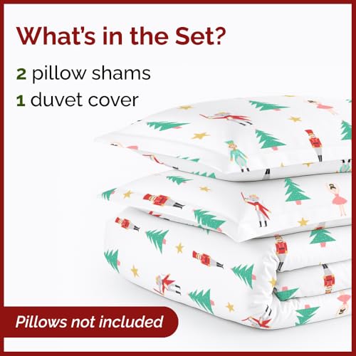 Image of Christmas Duvet Cover Cal King Size - 104 x 98, Nutcracker Ballet