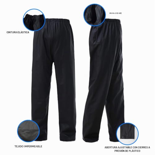 Trajes de lluvia resistentes e impermeables con capucha oculta para tormentas extremas 3