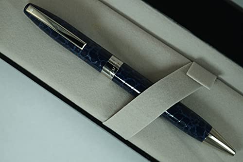 Stylo à bille Sheaffer en cuir bleu pour retrouver le plaisir d'écrire