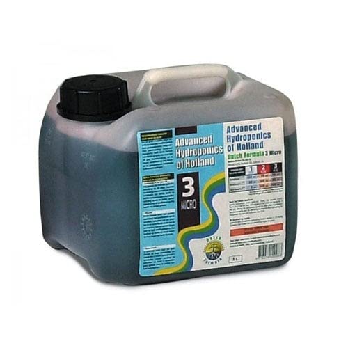 Fertilizante/Abono Advanced Hydroponics Dutch Formula Micro 3 (5L)