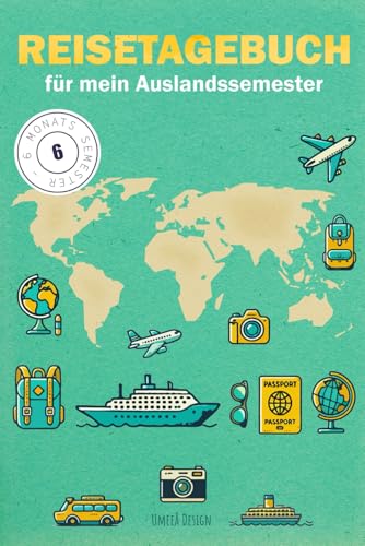 Auslandssemester Tagebuch: Das perfekte Erasmus Geschenk für ein unvergessliches Abenteuer im Ausland