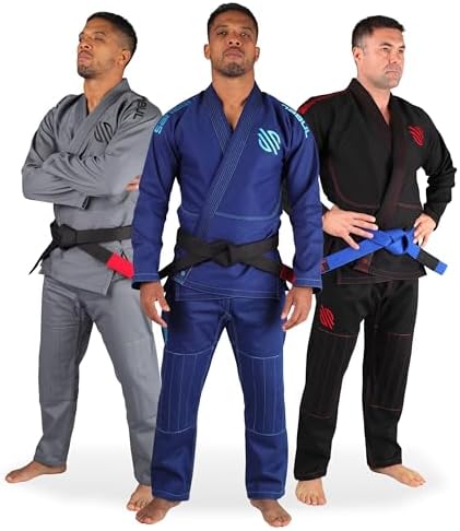 Sanabul Essential BJJ Gi for Men Brazilian Jiu Jitsu Gi Tecido Pr...