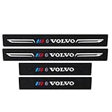 LRKKJQ Car Door Sill Protector Strips for Volvo XC-40 XC-60 XC-70 XC-90,Paste Type Carbon Fiber Door Sill Protectors Easy to Install