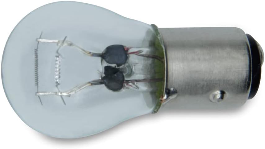 Technical Precision Replacement for Tungsram 1078 Light Bulb 21W 24V S8 Indicator Bulb - S8 Automotive Incandescent Lamps - BAY15D Base - Clear Finish - 2 Pack