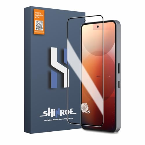 Image of Tempered Glass for Nothing Phone 3A | 3A Pro (6.77 Inch) Military Grade 9H Screen Guard, Anti-Scratch, Shatterproof, Edge-to-Edge Full Coverage - Black Border