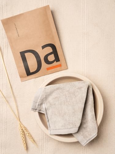 Image of DAMENSCH 100% Cotton Face Towel, Super Soft Gym for Workout, Ultra Absorbent Towel for Women, Quick Dry, Long Lasting Colours Face Towel Set-Serene Beige, Dusty Pink I