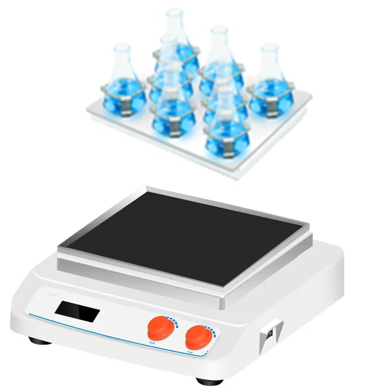 Reciprocating Shaker Orbital Shaker Linear Shaker Decolourisation Dyeing Shaking Equipment with Flask Clamp Tray DC Brushless Motor Speed Range 60 to 400rpm