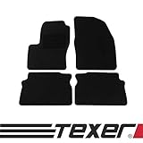 Dicke Textil-Fußmatten TEXER Textil Fußmatten Passend für Ford Focus C-MAX Bj. 2003-2010 Basic