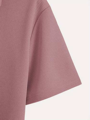 Image of TAGDO Men's Premium Waffle Knit Regular fit T-Shirt || Mens Tshirt (2018)