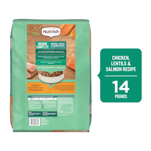 Nutrish Indoor Complete Dry Cat Food, 14 lb. Bag (Rachael Ray) - image 3