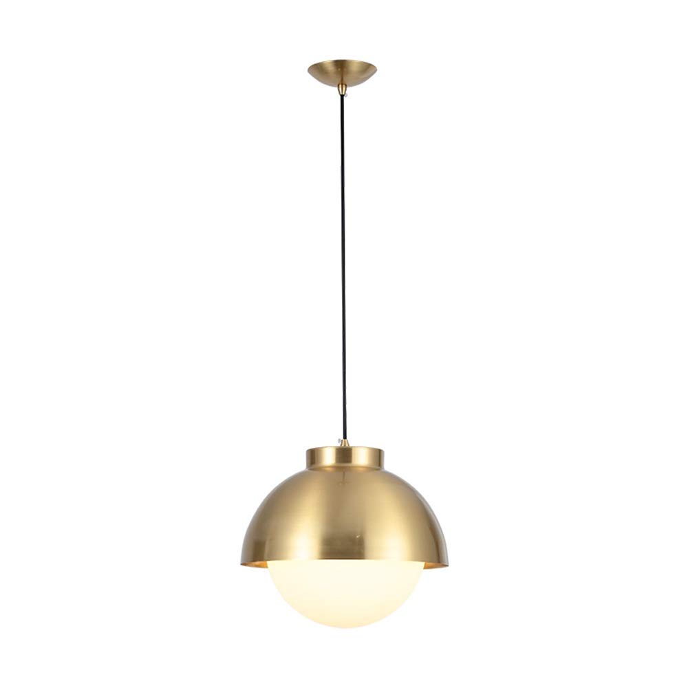Chandelier laiton E27 monobloc style nordique en verre pour restaurant et bar