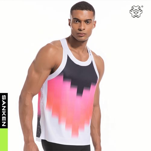 Sanken メンズシームレスジョギングシングレット WL01