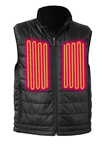 Volt Resistance Mens Insulated Heated Vest Large Black
