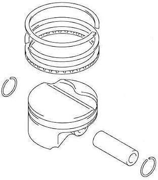 SUZUKI RM-Z450 OEM PISTON KIT 2005-2007 12110-35830