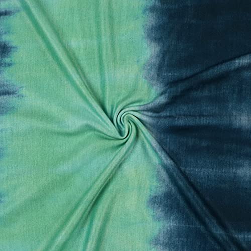 Huskary Women's Summer Maxi Dress Casual Loose Pockets Long Dress Short Sleeve Split -Tie Dye #TOP5