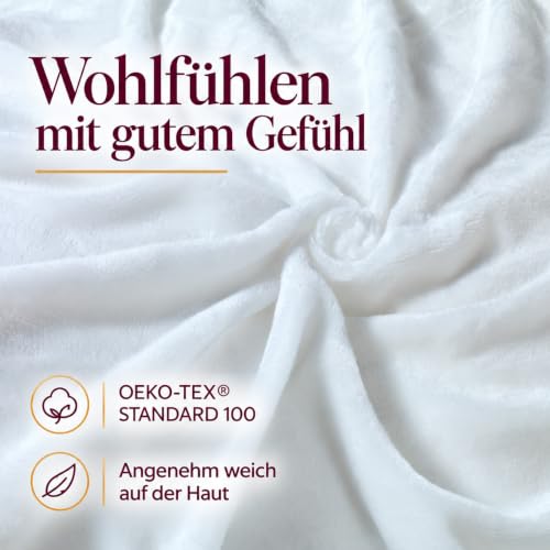Kuscheli® - warme Spannbettlaken aus Cashmere-Touch Stoff - Verschiedene Größen und Farben - Bettlaken Jersey Fleece Biber Spannbetttuch… – Ansicht 5