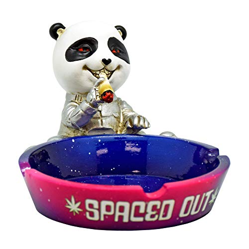 Fantasy Gifts Spaced Out Panda Polyresin Ashtray cover
