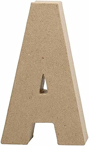 Large 205mm Paper Mache Letters, Numbers & Symbols for Crafts