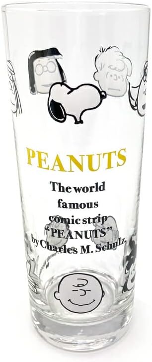 Vaso de Vidrio Peanuts Yellow 360 ml