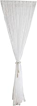 IMIKEYA 1 PC Tons De Janela Transparente Cortinas Transparentes Cortinas De Janela Cortinas Florais Janela Tule Voile Cortinas Simples Triagem De Janela Branco