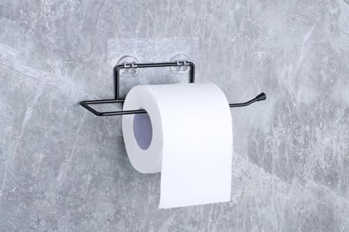Image of ZUKU (1 PCS) No Drill Toilet Paper Roll Holder Self Adhesive /Toilet Paper Holder Self Adhesive /Hand Towel Holder for Bathroom Accessories