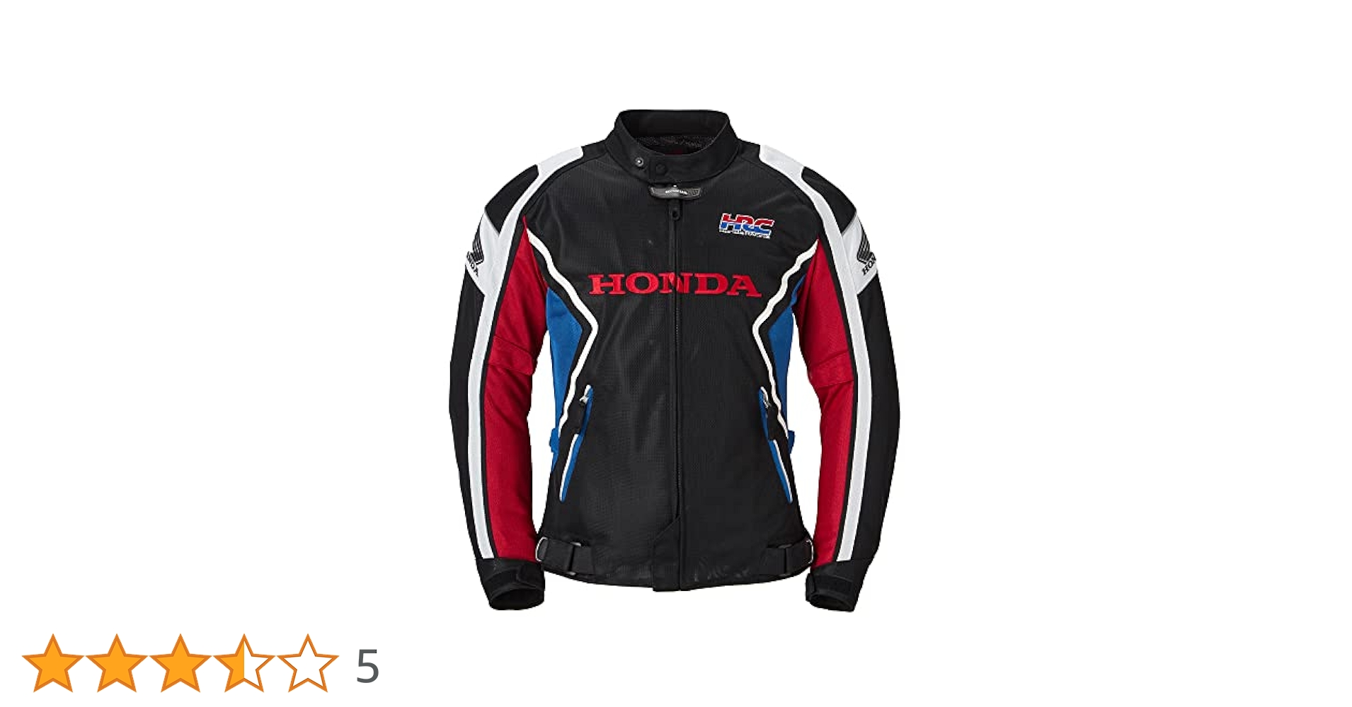 HONDA ライダースジャケット バイク トリコロール刺繍ワッペン カーキ M HONDA ライダースジャケット バイク トリコロール刺繍ワッペン
