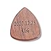 OPALSTOCK Custom Guitar Pick Acoustic Bass Guitar Pick, Personalized Guitar Wooden Engrave Any Message 1 Pack Music Lover Gift for Acoustic Electric Bass Guitar Ukulele (Red guibao)