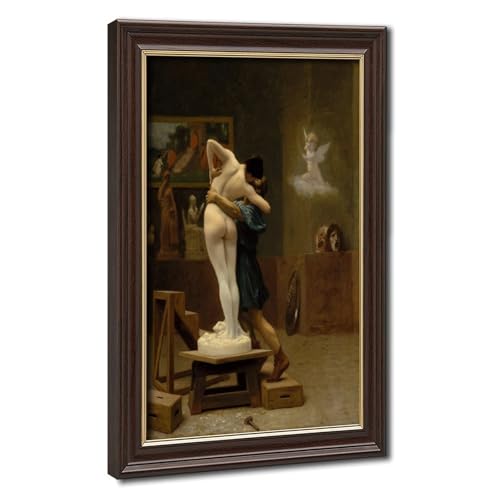 Impression sur toile Jean Leon Gerome Pygmalion et Galatée cadre 20x30 cm