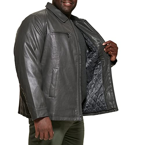 Image of Dockers Men's James Faux Leather Jacket (Regular, Big & Tall Sizes)